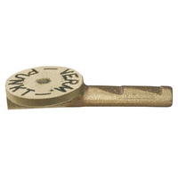 Right angle brass Survey Point, with centre mark