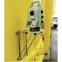 Magnetic instrument bracket for steel surfaces