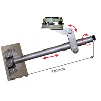 Instrument bracket for installation in tunnel tube joints