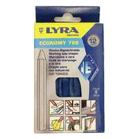 Lyra 796 crayons, blue, 12 pack