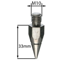 Replacement steel tip for poles and tripods