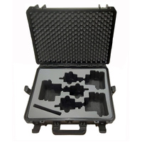 Protective case for 3x traverse sets with cell foam insert