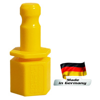 Adapter G 3/8" thread to Leica spigot for 5KB Convergence Bolt - Yellow