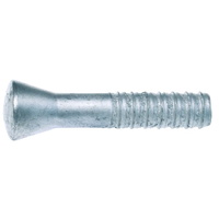 Wall bolt steel, galvanised, 76 mm