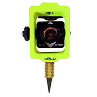 25 mm Stakeout Prism Assembly / 0 and -30 mm Offset – Fluoro Yellow