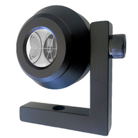 Dual Sided L-Bar monitoring prism, silver