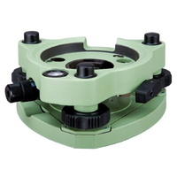 High precision tribrach with optical plummet, green