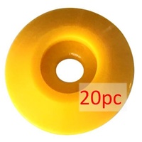 Nail Washer, ABS Plastic, yellow Ø48mm - 20PC Pack
