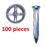 Survey Nail with cross head, length 27mm - 100 Pack
