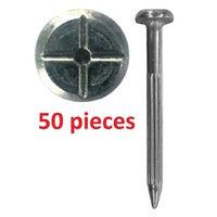 Survey Nail with cross head, length 75mm - 50 pack