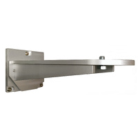 Removable instrument bracket with wall plate, anodised aluminium