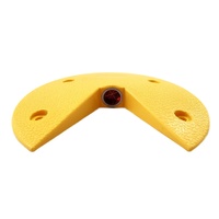 Polymer road monitoring prism, Ø 12.7mm, 0° elevation, Yellow